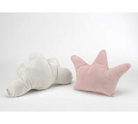 Textiles Mora Lot de 2 Coussins pour bébé D20 - Rose - Coussins Unisexes
