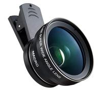 Textiluxe 2 en 1 Objectif Macro Smartphone,Objectif Macro Smartphone,Macro 12,5 x, Objectif Grand Angle 0,45x, Macro Lens, pour la Plupart des Smartphones