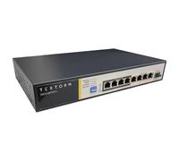TEXTORM Modèle du produit : Switch 8 ports 2.5 GbE 4 ports PoE+ et 4 port PoE++ avec SFP+ 10G G