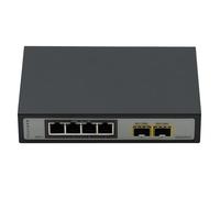 TEXTORM Switch 4 Ports 2.5 GbE + 2 Ports SFP+ 10G - SW2G4SFP+ - Non manageable - RJ45 10/100/1000/2500 Mbps + 2 Ports SFP+ 10G - Silencieux - Plug & Play - Usage Domestique et Professionnel