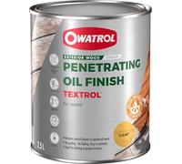 TEXTROL® OWATROL - Saturateur Bois Extérieurs - Châlets, Bardages, Terrasses, Abris de Jardin - Pour Bois Résineux et Feuillus - Polyvalent - Nourrit et Protège Durablement - Teinte Incolore - 2.5L