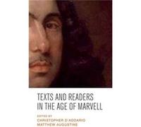 Texts and Readers in the Age of Marvell Inconnu (Auteur)