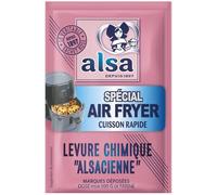 Texture aérienne et montée légère - Levure chimique spéciale Air Fryer ALSA, le véritable savoir-faire alsacien, sachet 500 g - Lot de 6
