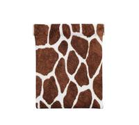 Texture Animale à imprimé Peau de Girafe, Sac de Rangement pour Femmes, Portefeuille supérieur à Presser, Petit Porte-Monnaie, Pochette de Changement