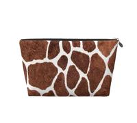 Texture Animale à imprimé Peau de Girafe, Trousse de Toilette Trousse de Maquillage Sac à cosmétiques Trousse de Toilette de Voyage Portable