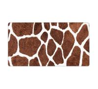 Texture Animale imprimée Peau de Girafe,Tapis de Souris de Bureau Grand Format avec Base antidérapante en Caoutchouc, 40 x 70 cm