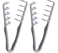 Texture Comb, Volumizing Wide-Tooth Hair Styling Comb, Roots Volume Tool, Foundation Capacity Apparatus Maximum Lift, Bangs Seam Grooming Accessory For Women, 8.86x4.13x0.94 Inches (2*Gray)