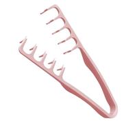 Texture Comb - Wide Tooth Hair, Curly Mane Volumizing Tool with Wide Gap Teeth, Professional Seamless Scalp Massage Grip, Ideal for Covering Bangs Seam and Daily Grooming