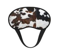 Texture cuir de vachette beige, noir et blanc,Masques de sommeil occultants, cache-yeux couvrants, masques de sommeil anti-lumière