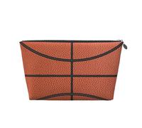 Texture de Basket-Ball, Trousse de Toilette Trousse de Maquillage Sac à cosmétiques Trousse de Toilette de Voyage Portable