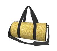 Texture De Paillettes d'or, Sac de Voyage de Grande capacité, Sac à Main Rond, Sac de Voyage de Sport, fourre-Tout, Sac de Fitness