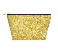 Texture De Paillettes d'or, Trousse de Toilette Trousse de Maquillage Sac à cosmétiques Trousse de Toilette de Voyage Portable
