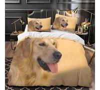 Texture dorée Parure de Lit Microfibre 3D Imprimée Douce Respirante Motifs ornementaux vintage Housse de Couette Fermeture Éclair Super Douce Résistante for couple amoureux Double（200x200cm）