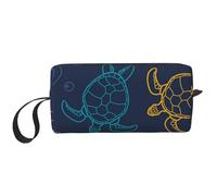 Texture écaille de Tortue, Trousse de Maquillage Trousse à cosmétiques Trousse de Toilette de Voyage Portable Pochette de Maquillage