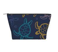 Texture écaille de Tortue, Trousse de Toilette Trousse de Maquillage Sac à cosmétiques Trousse de Toilette de Voyage Portable
