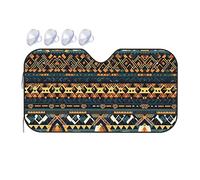 Texture ethnique tribale africaine. C'est un pare-soleil de pare-brise de voiture, qui ne prend pas trop de place et protège l'environnement à l'intérieur de la voiture.
