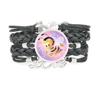 Texture,Infinity,Dessin Animé,Abeille,Dreamland,Réglable,Cuir,Tressé,Bra | Multistrat,Punk,Bracelet,Fait main,Offre,Bangle,Accessoire,Amie,Amoureux,Ethnique,Amitié,Anniversaire,Noël,Musique,Art