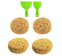 Texture knockdown éponge poreuse 4pcs et outil de patch de texture plafond pour la peau d'orange, la réparation des murs, la peinture et le travail finition