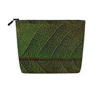 Texture Veins Étanche Grande Capacité avec Fermeture Éclair Voyage Affaires Maison Sac de Maquillage Sac de Rangement Porte-Monnaie, Noir , Taille unique