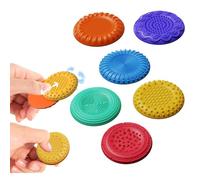Textured Hand Held Device - Calming Soft Material Tool, Pocket Sized Fidgets for Focus Improvement, Activity Item with Varied Surfaces, Sensory Calming Toys, Non Distracting Accessory for Meetings