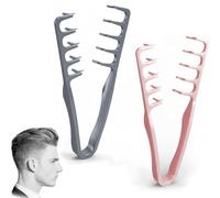 Textured Styling Comb, Texture Comb, Volumizing Wide-Tooth Hair Styling omb, Bangs Seam Grooming Accessory for Men (2 Pcs-Mix)