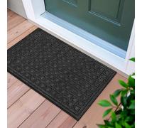 Textures Apache Mills Bloque Les Tapis de Porte d'entrée, Bleu Onyx, 18-inch X 30-inch