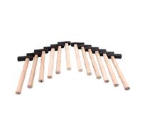 Texturing Hammer Metal Forming Tool Ergonomic Handle DIY Jewelry Pattern Hammer for Gold Silver Copper Aluminium Wooden Handle 12 Pattern Faces