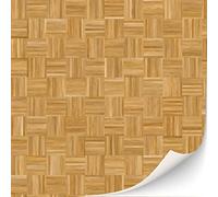 TexturKontor 3 feuilles de revêtement de sol autocollant pour maisons de poupée, échelle 1:12 (parquet à baguettes) 0002