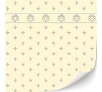 TexturKontor Lot de 3 Feuilles de Papier Peint Autocollant pour Maison de Poupée - Échelle 1:12 - Ancien et Victorien (Meghan)