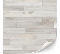 TexturKontor Lot de 3 feuilles de revêtement de sol autocollant pour maison de poupée Échelle 1:12 (chêne blanc)