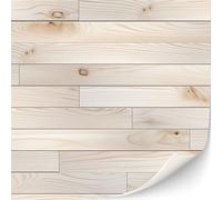 TexturKontor Lot de 3 feuilles de revêtement de sol autocollant pour maison de poupée Échelle 1:12 (chêne crème 2)