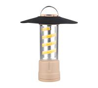 Texvora Lanterne LED portable rechargeable par USB, étanche, 2600 mAh, 48 heures d'autonomie, lampe de poche à rayons blancs et cob