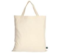 TEXXILLA Lot de 10 | 100 | 250 sacs en coton issu du commerce équitable - 14 couleurs | avec deux poignées courtes | 38 x 42 cm | Sac en jute | Sac de courses | Non imprimé - Couleur : naturel -