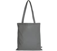 TEXXILLA Lot de 10 | 100 | 250 sacs en coton issu du commerce équitable - 14 couleurs | avec deux poignées longues | 38 x 42 cm | Sac en jute | Sac à provisions | Non imprimé - Couleur : gris acier -