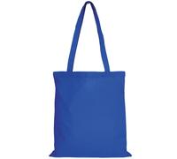 TEXXILLA Lot de 10 sacs en coton - Certifié Oeko-TEX 100 - Avec deux anses longues - 38 x 42 cm - Sac en jute - Non imprimé - Couleur : bleu roi - Dimensions : 100 pièces