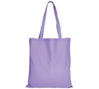 TEXXILLA Lot de 10 sacs en coton - Certifié Oeko-TEX 100 - Avec deux anses longues - 38 x 42 cm - Sac en toile de jute - Non imprimé - Couleur : lavande - Taille : 25 pièces