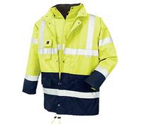 teXXor 4112-XXL Calgary Haute Visibilité Parka, Jaune/Bleu Marine, Taille XXL
