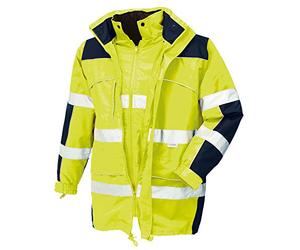 teXXor 4114-XL Toronto Haute Visibilité Parka, Jaune/Bleu Marine, Taille XL