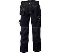 teXXor 4311-48 Panama Canvas Pantalon de travail, Noir, 48