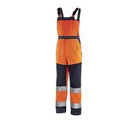teXXor 4335-52 Buffalo Salopette haute visibilité, Orange/bleu Marine, 52