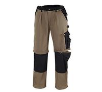 teXXor 8350-28 Tobago Pantalon de travail 2 en 1, Kaki/noir, 28