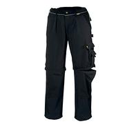 teXXor 8358-52 Tobago Pantalon de travail 2 en 1, Noir, 52