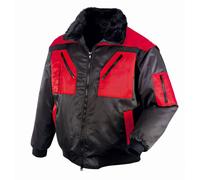 teXXor blouson de pilote OSLO noir/rouge 3XL 4180