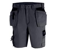 teXXor Canvas-Arbeitsshorts Bermuda Gris/Noir 60