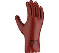 teXXor Gants en pvc rouge-brun (12 paires) 2170 10