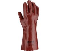teXXor Gants en pvc rouge-brun (12 paires) 2171 10