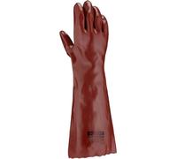 teXXor Gants en pvc rouge-brun (12 paires) 2173 10