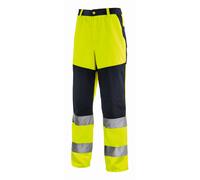 teXXor Pantalon de sécurité Rochester jaune vif/navy 25