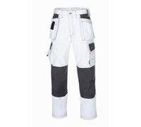 teXXor Pantalon de travail en toile Panama blanc/gris 50