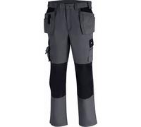 teXXor Pantalon de travail en toile Panama gris/noir 48